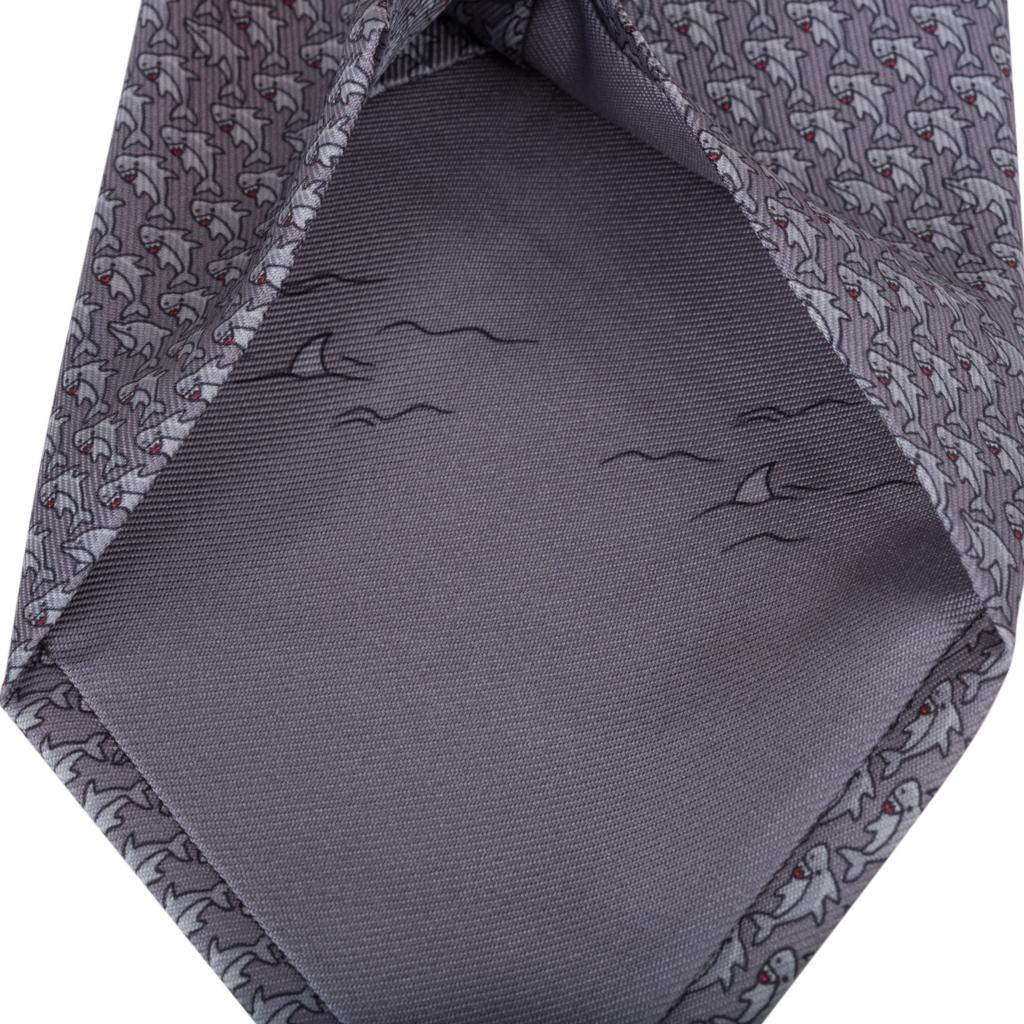 hermes grey tie