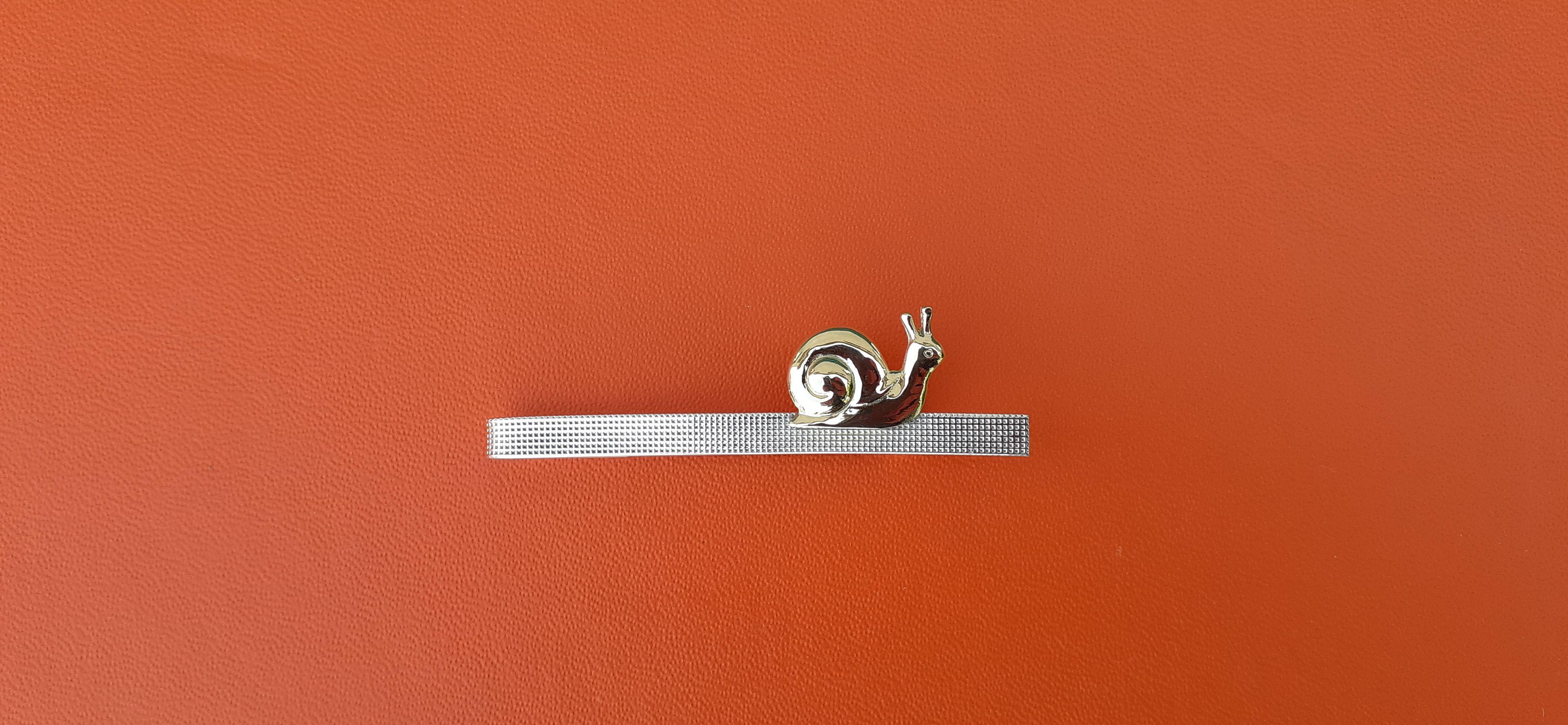 Hermès Tie Clip Snail Silver Vermeil 1