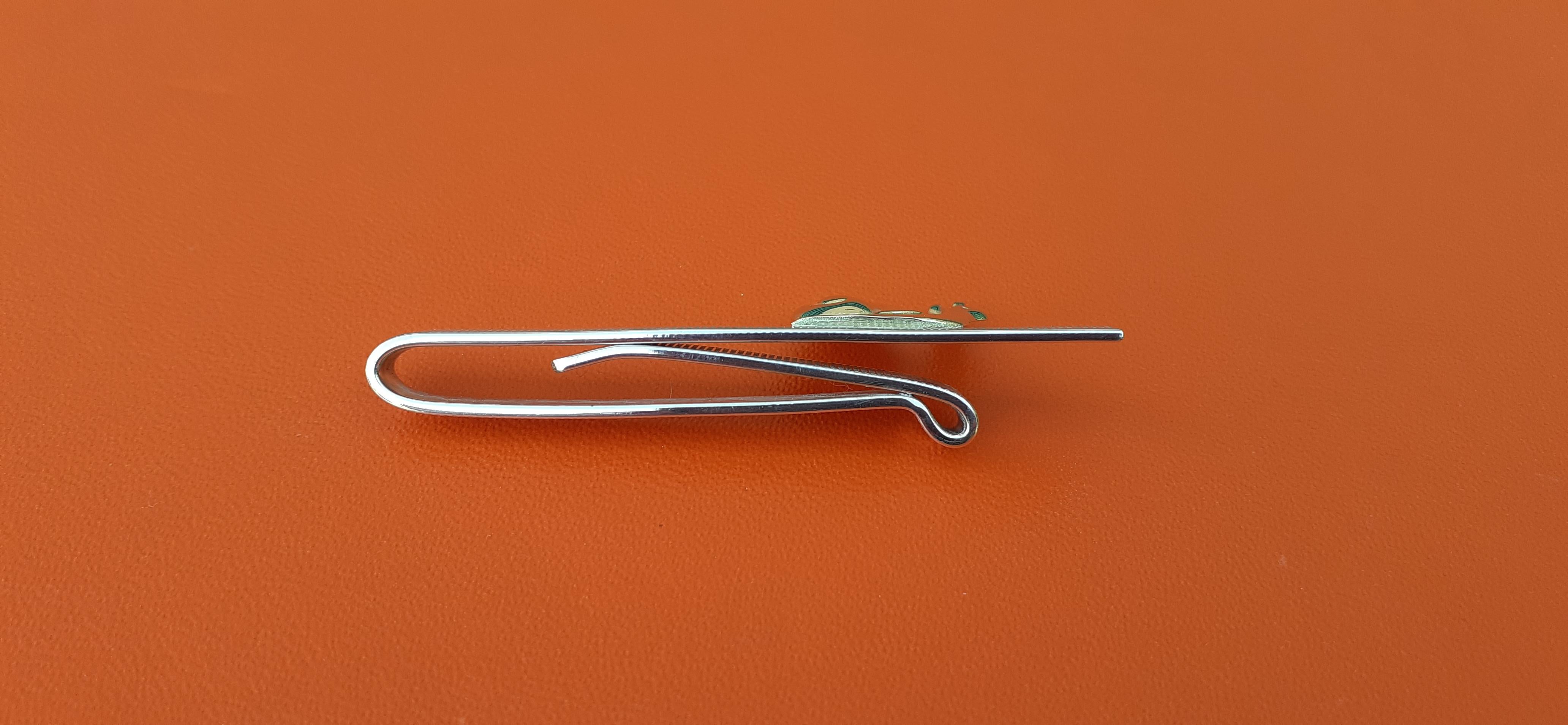 Hermès Tie Clip Snail Silver Vermeil 5