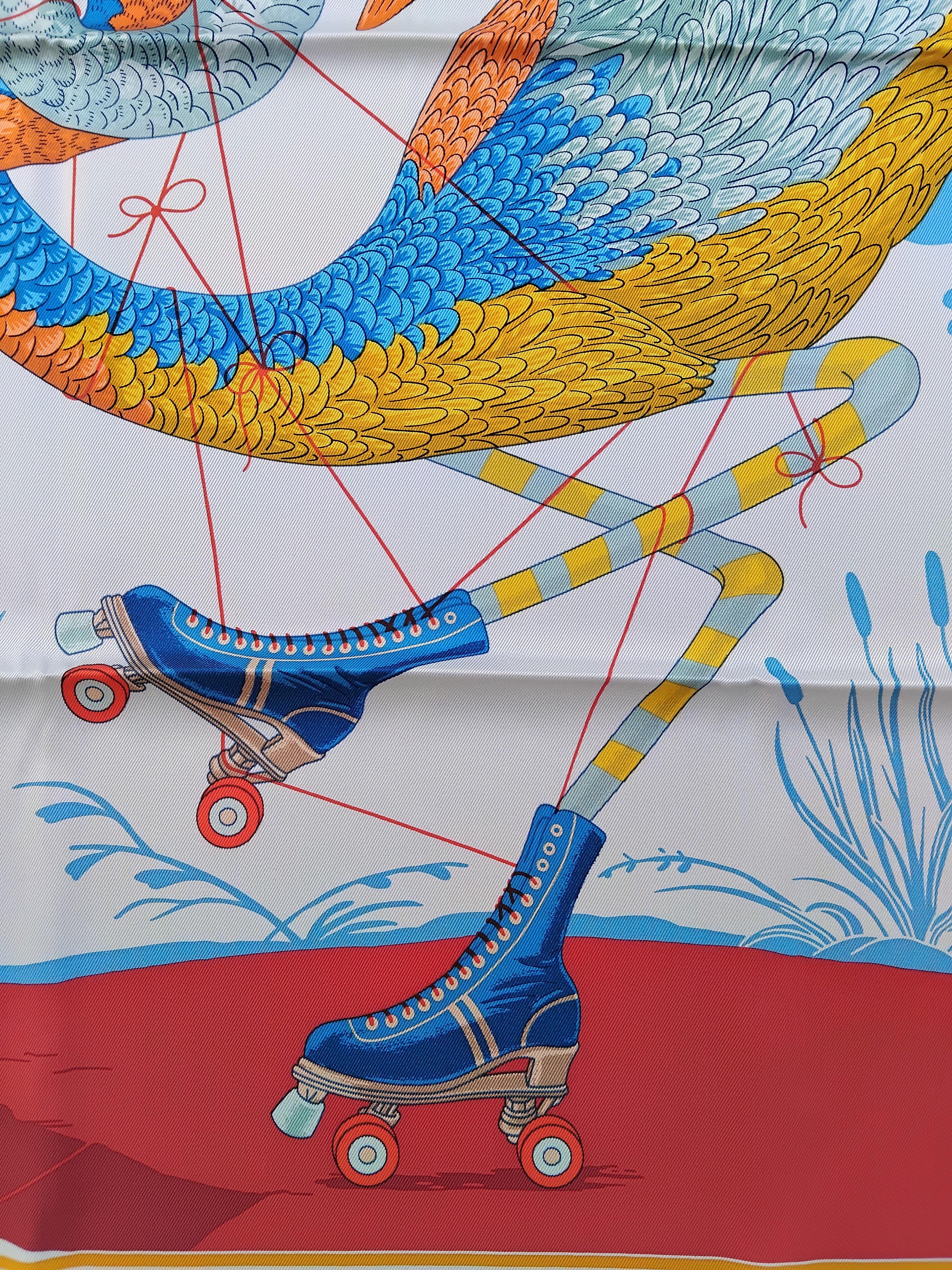 Hermès Tied Up In Knots Silk Scarf Jonathan Burton 26' For Sale 1