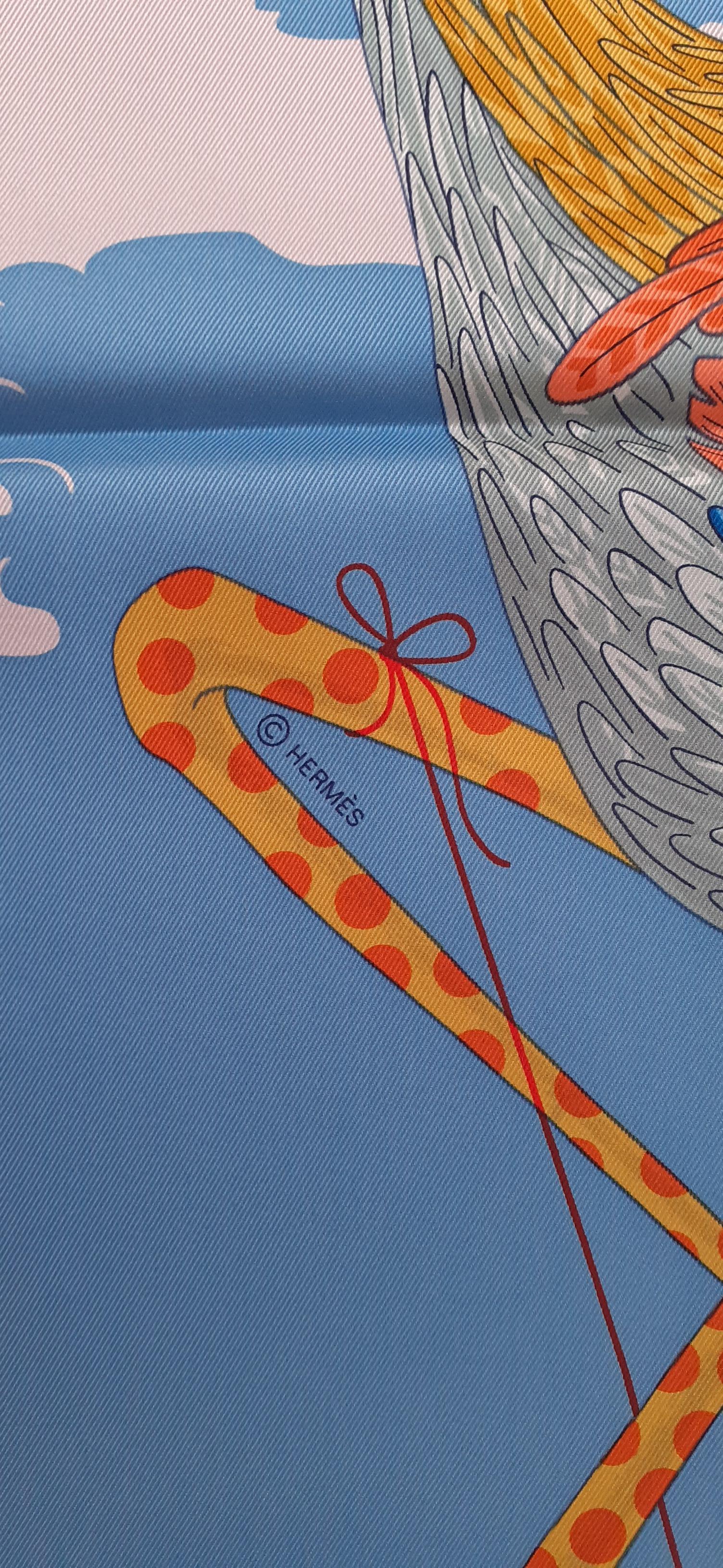 Hermès Tied Up In Knots Silk Scarf Jonathan Burton 26' For Sale 3