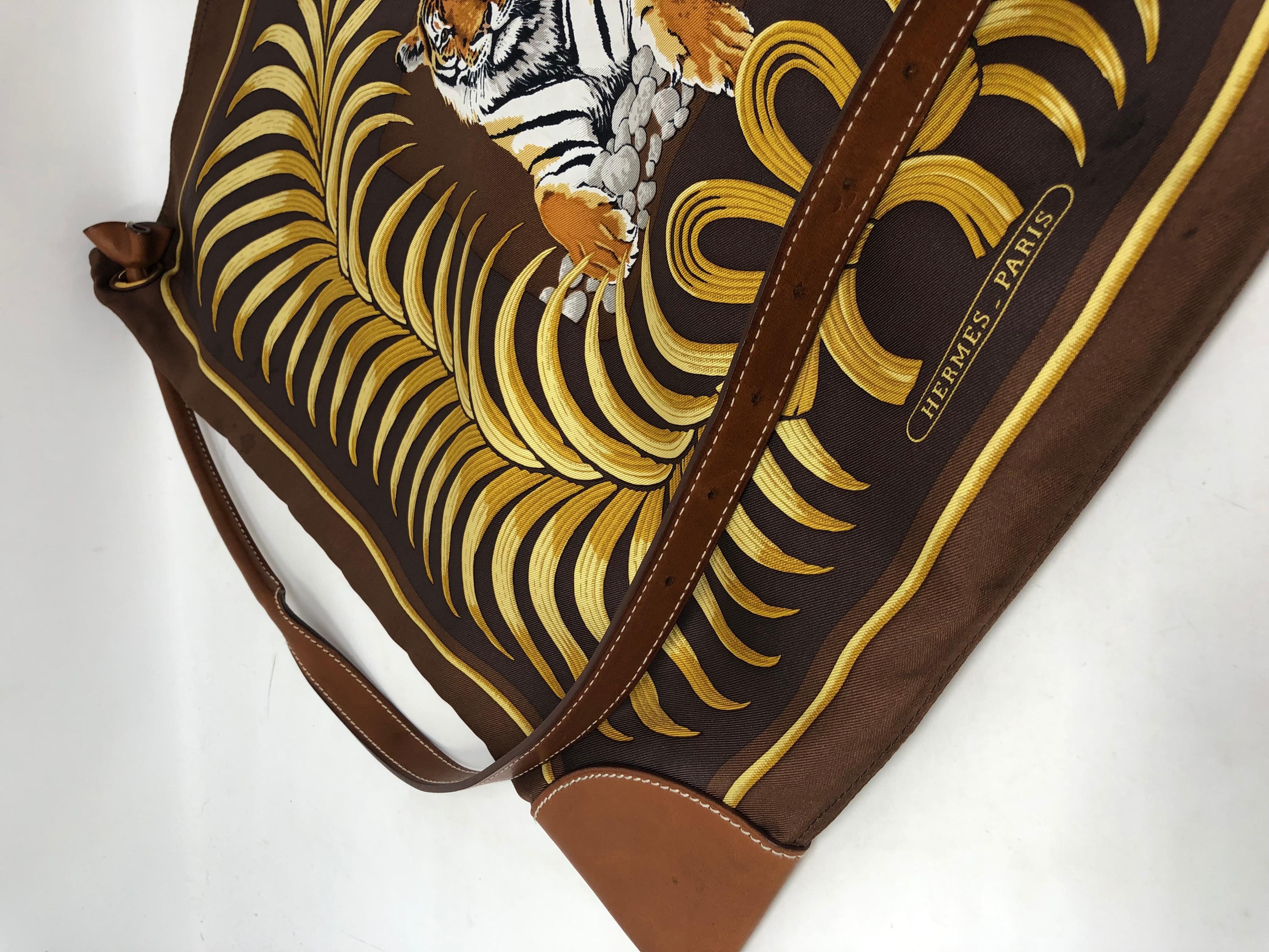 Hermes Tiger Silk City Bag 2