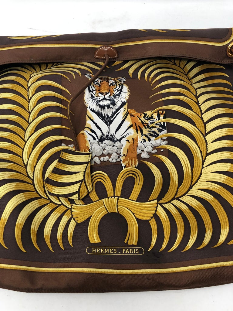 Hermes Tiger Silk City Bag at 1stDibs | silk city hermes