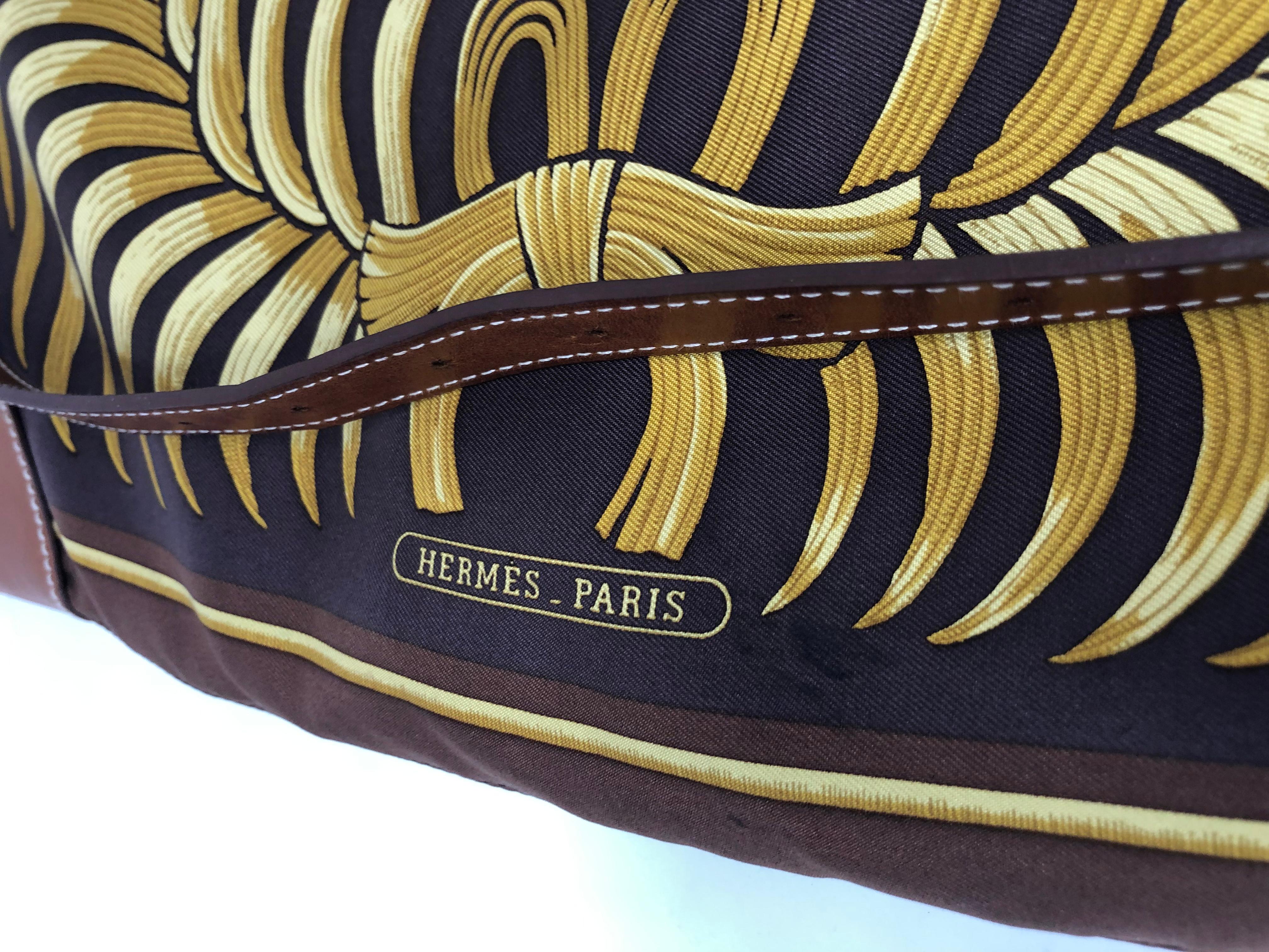 Women's or Men's Hermes Tiger Silk City Bag