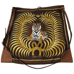 Hermes Tiger Silk City Bag