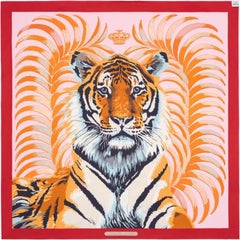 Foulard Hermès « Tigre Royal Double Dace » 90