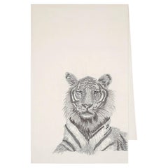 Hermes Tigre Royal Etole brodée Edition Limitée Foulard en soie