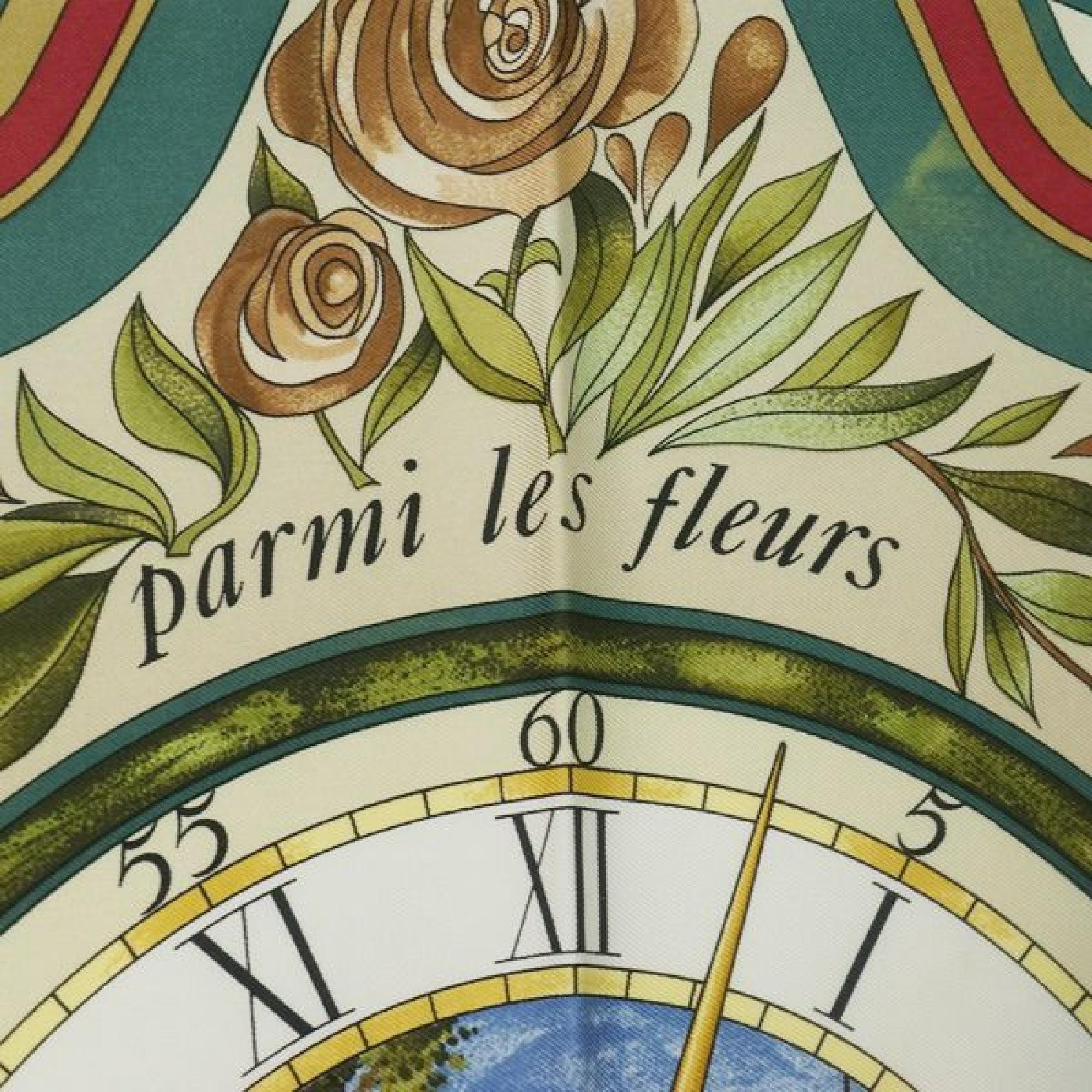 An authentic HERMES Time spent among the flowers Carre90 parmi les fleurs je compt Womens sca. The color is Green. The outside material is Silk. The pattern is Carre90 parmi les fleurs je compt.
Rank
AB signs of wear (Small)
Used goods in good