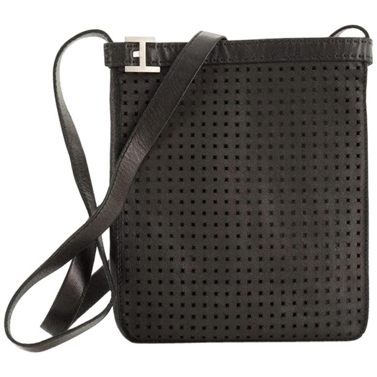Hermes Todo Messenger Bag Perforated Leather Mini