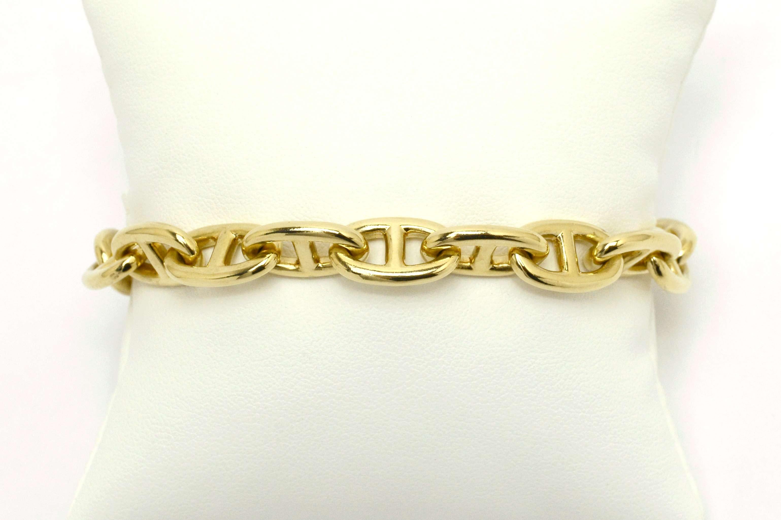 gold hermes bracelet