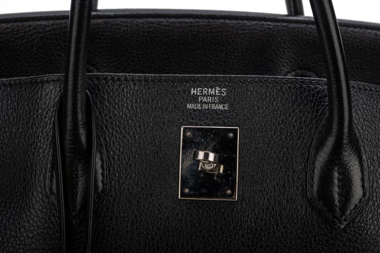 Hermes Togo Birkin 40 Black at 1stDibs