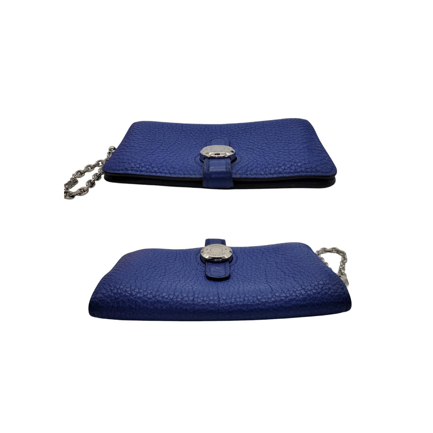 Hermes Togo Dogon Compact Card Case Wallet en vente 1