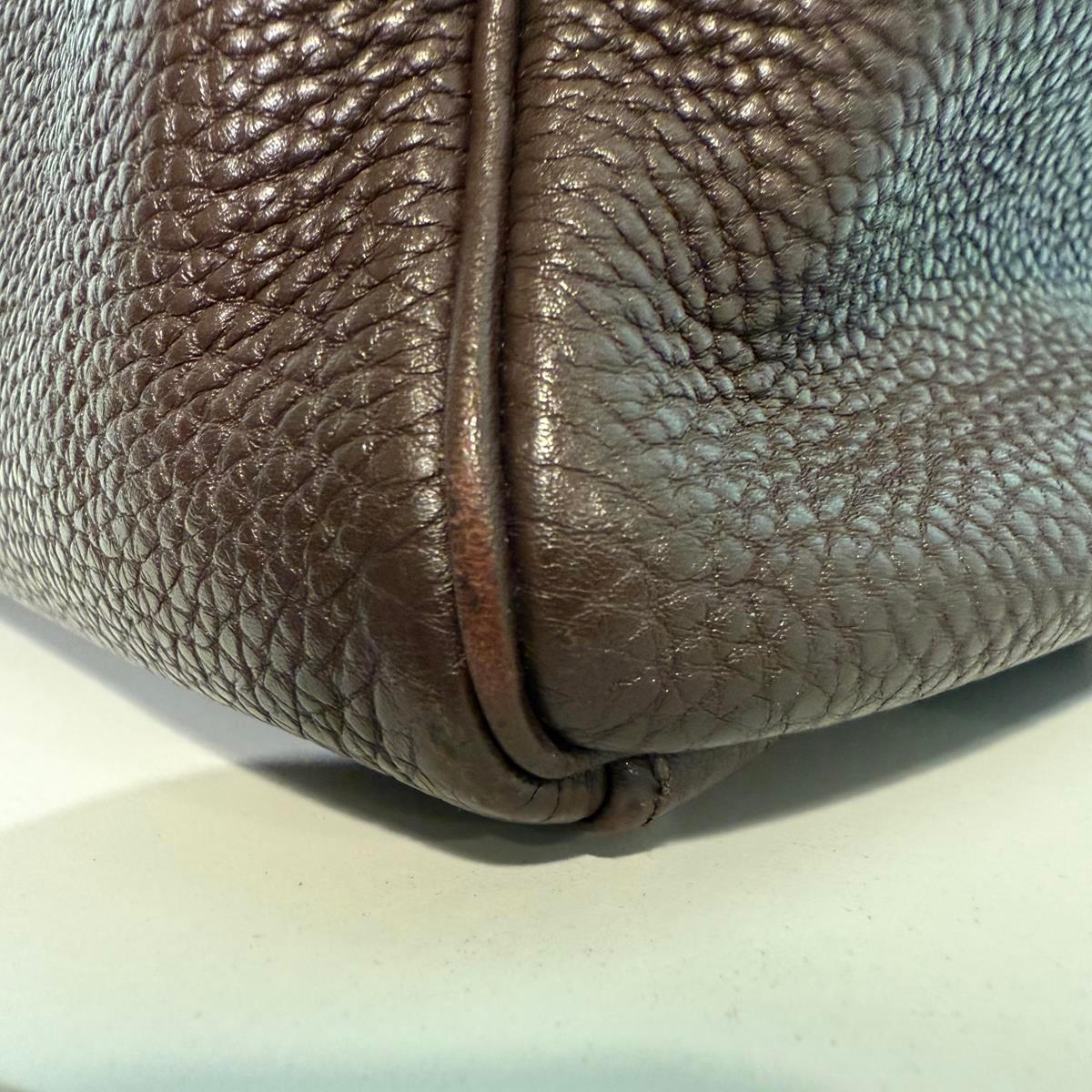 Hermès Togo Kelly 35 Retourne Chocolate PHW 7