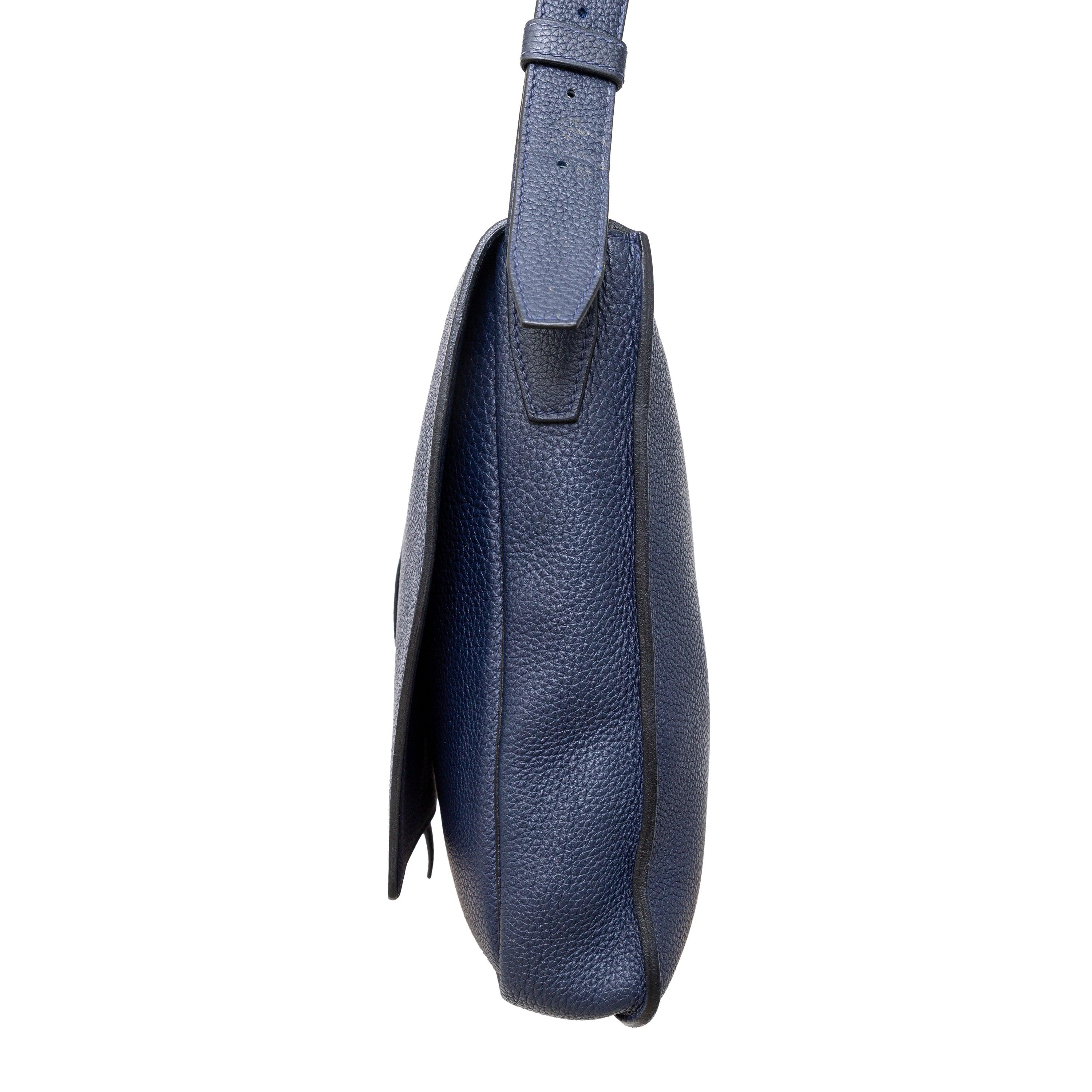 Hermès Togo Steve Light Messenger Bag - '20s In Excellent Condition For Sale In Milano, IT