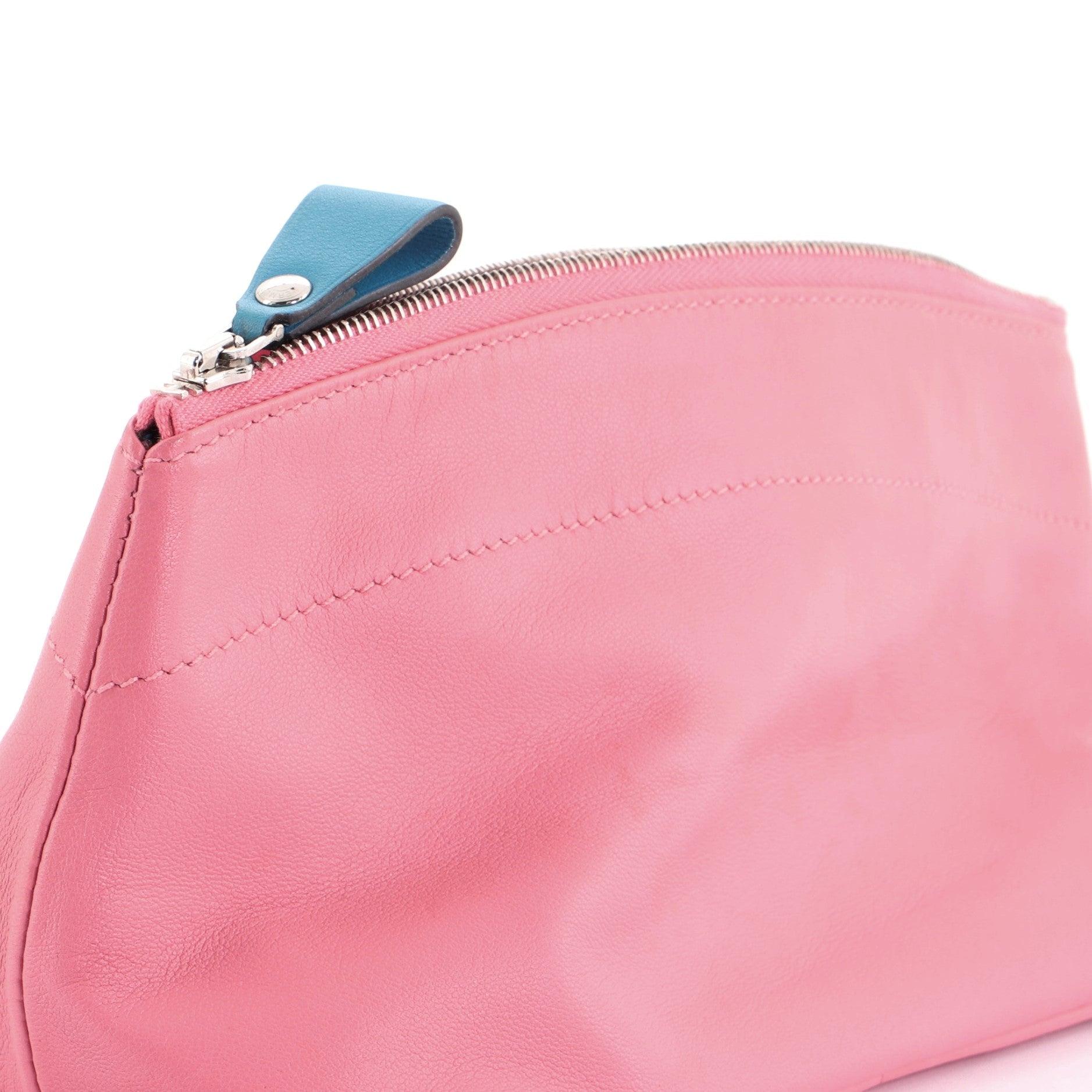 Hermes Tohubohu Pouch Milo Lambskin PM Pink Lambskin  1