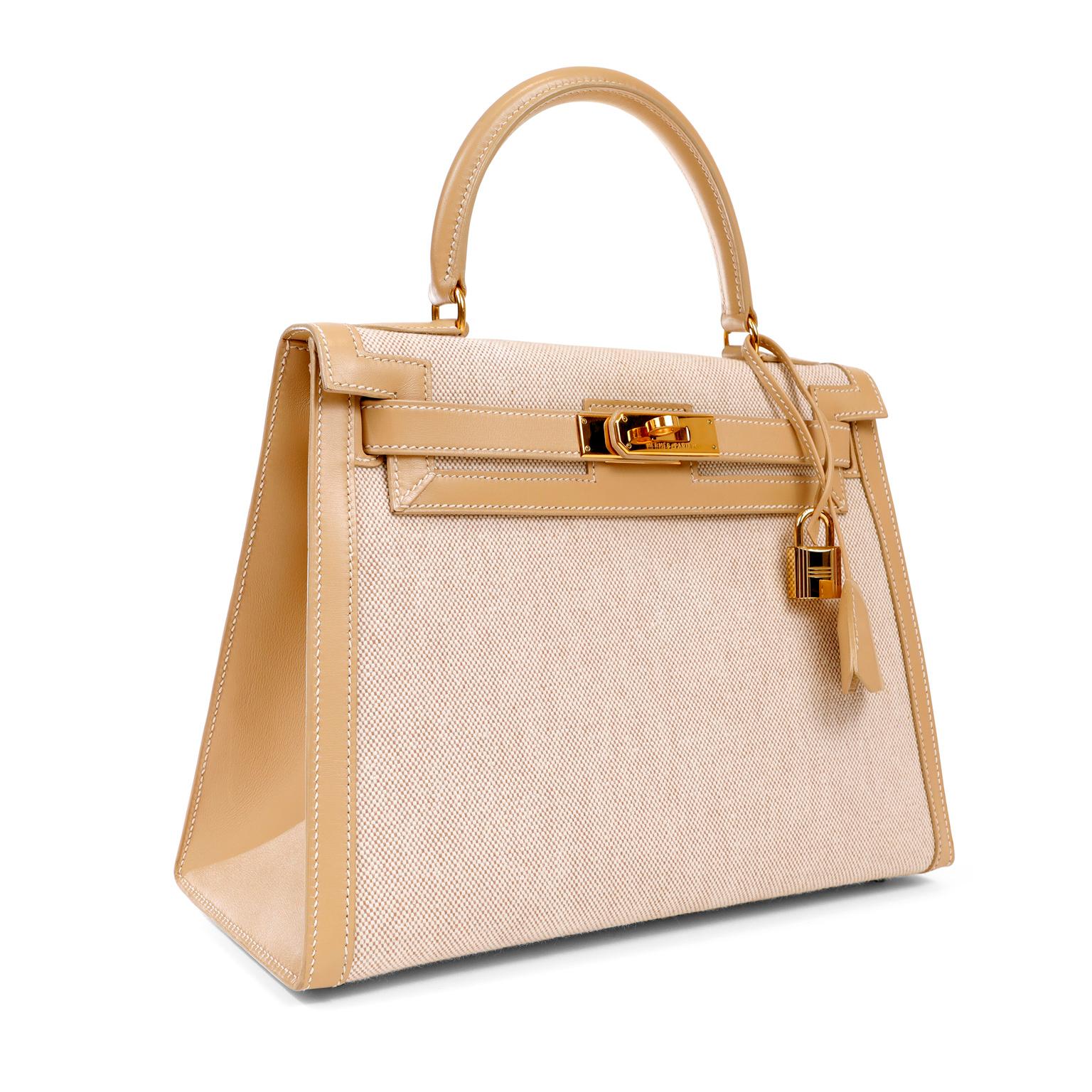toile beige bag