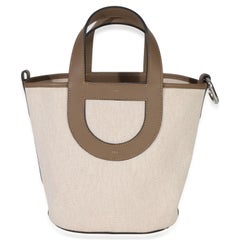 Hermès Toile H Swift Ecru Beige De Weimar In-The-Loop 18 PHW