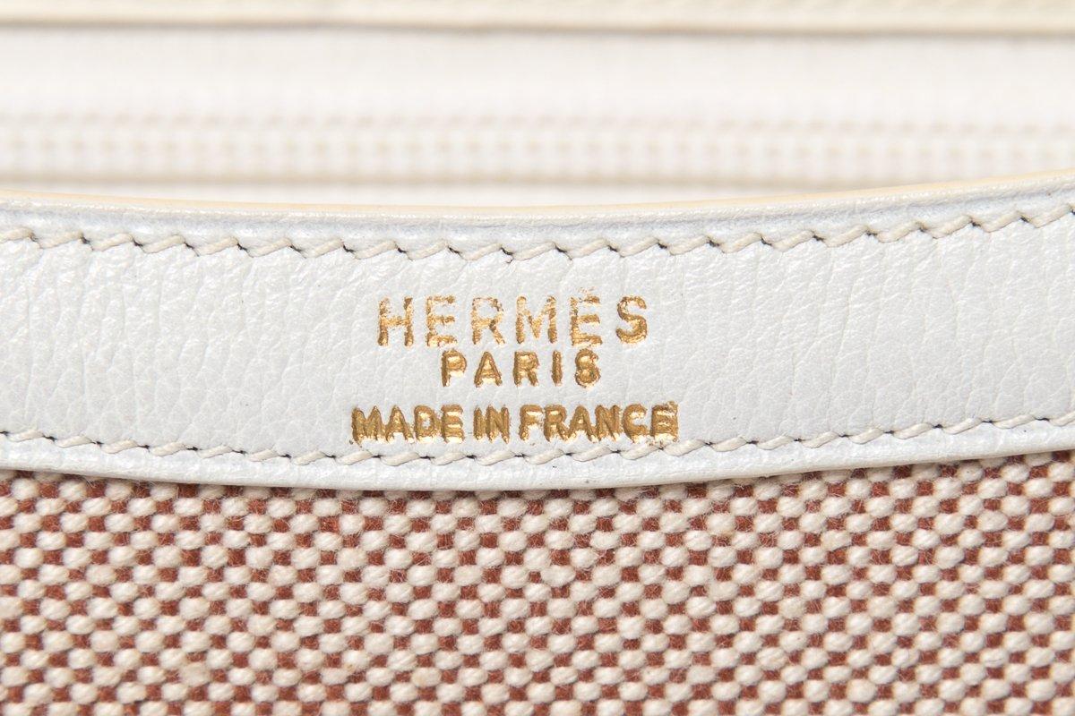 HERMES Toile Tan Constance For Sale 3