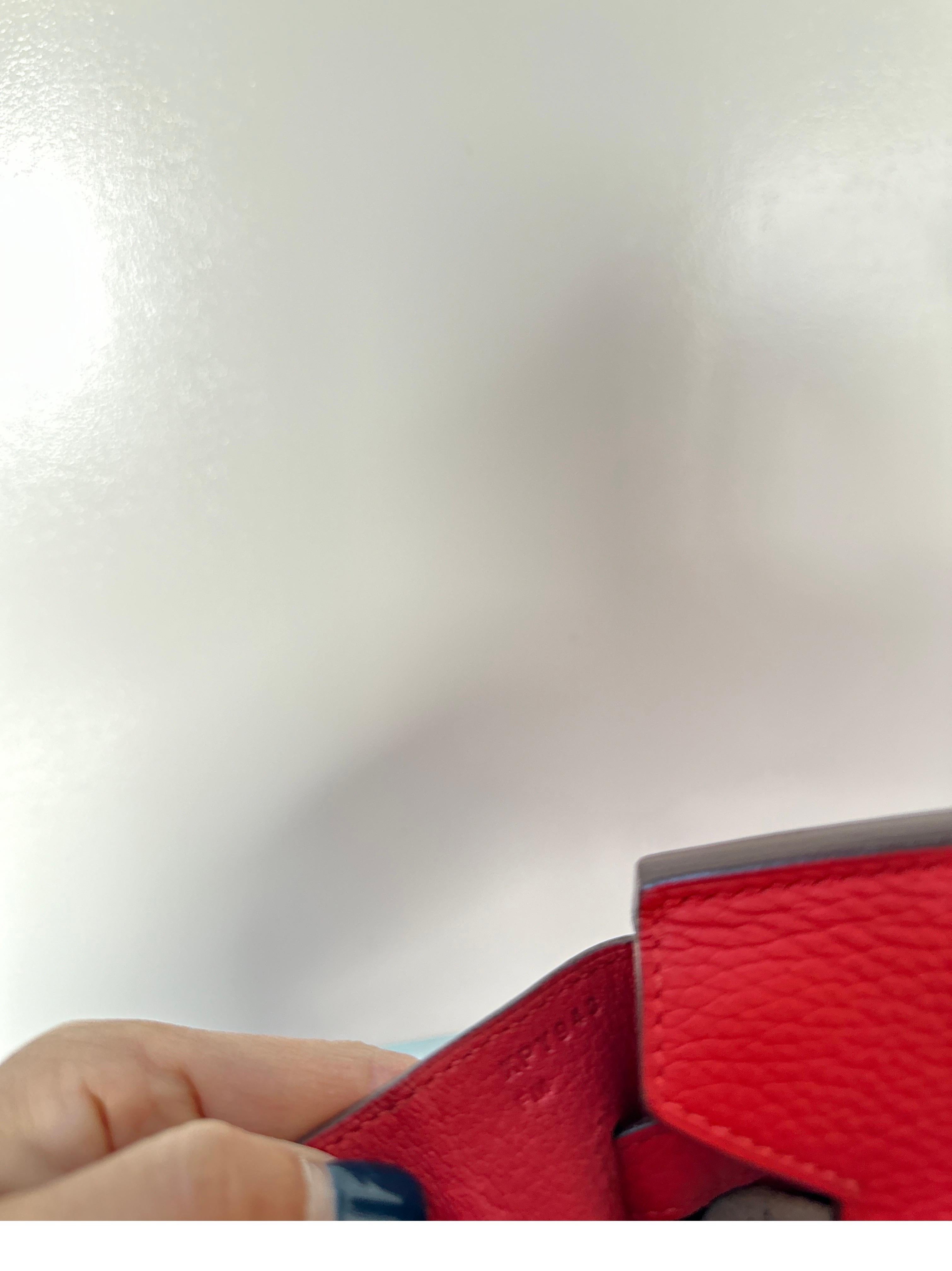 Hermes Tomate Birkin 30 Bag 4