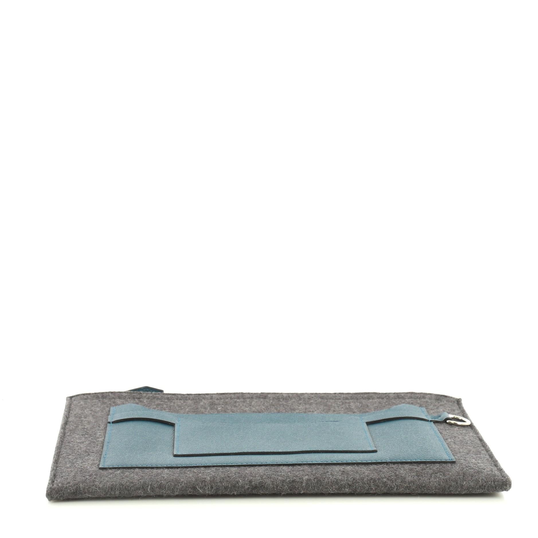 Women's Hermes Toodoo Pouch Epsom and Wool 29