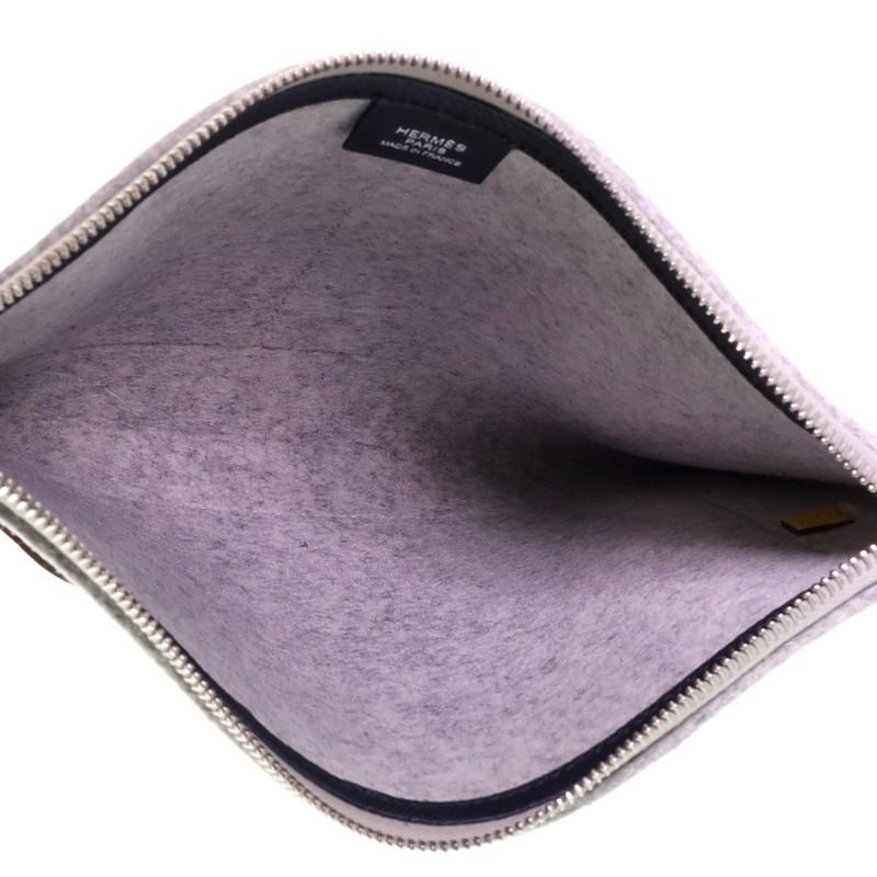 Women's or Men's Hermes Toodoo Pouch Epsom and Wool 29