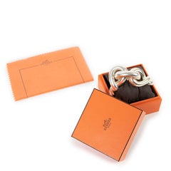 Hermès Torsade Géant TGM Silver Bracelet