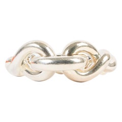 Hermès Torsade Géant TGM Silver Bracelet