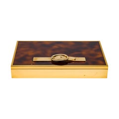 Hermès Tortoise Belt-Buckle Box