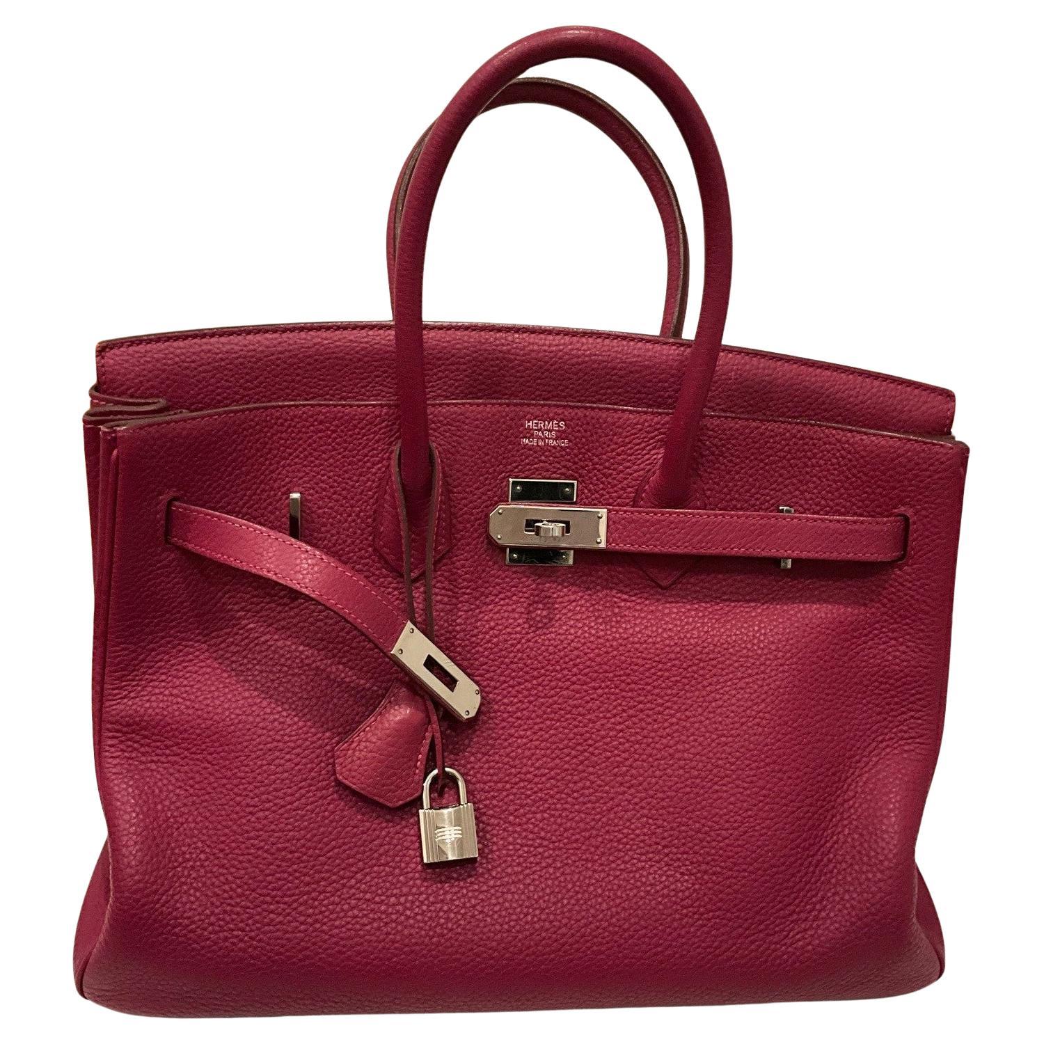 Birkin Tosca 35 "Shooting Star" di Hermes con finiture in palladio in vendita