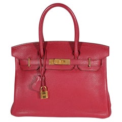 Hermès Birkin 30 White - Clemence Leather GHW