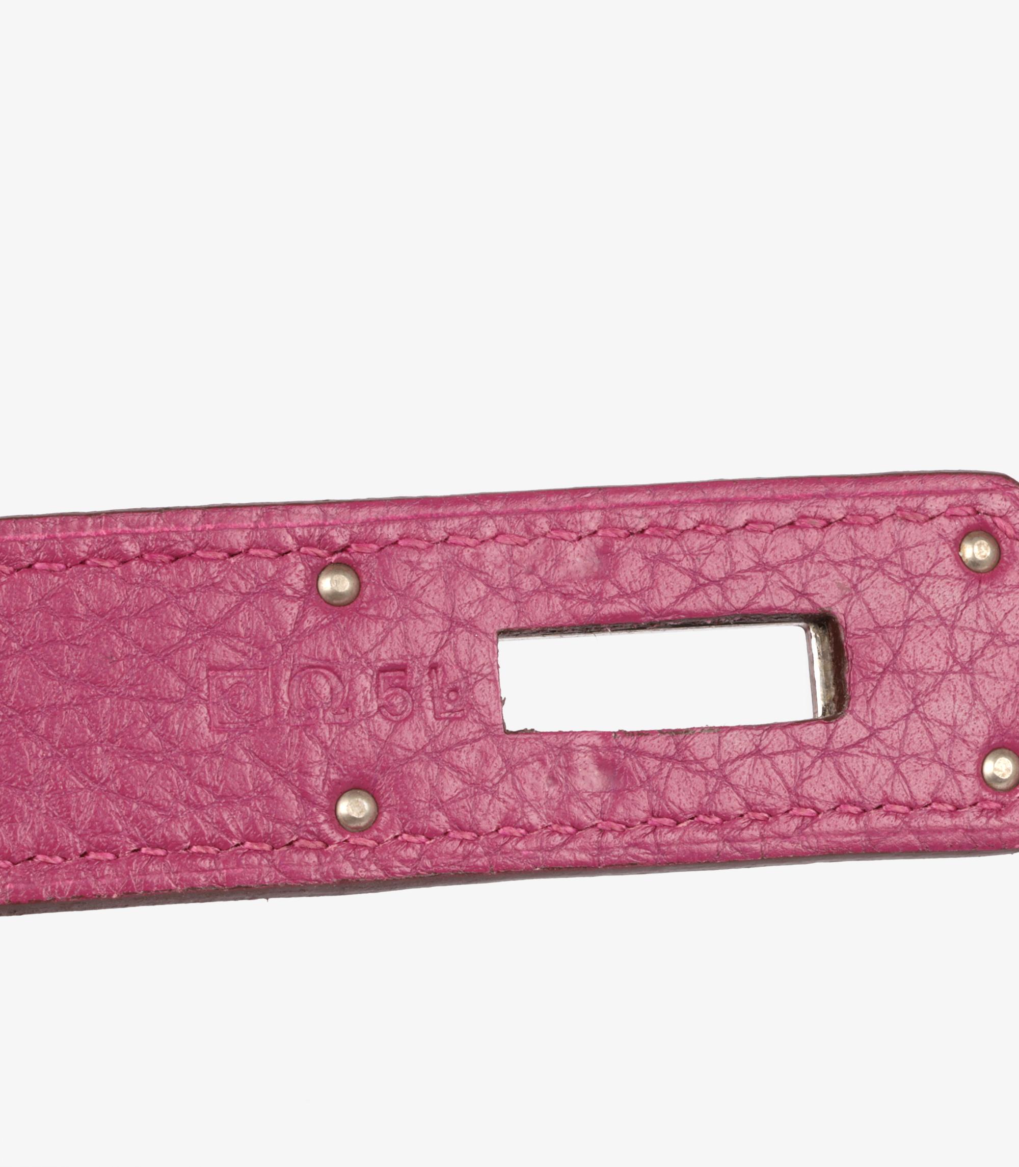 Hermès Tosca Clemence Kelly en cuir 40cm Retourne en vente 5