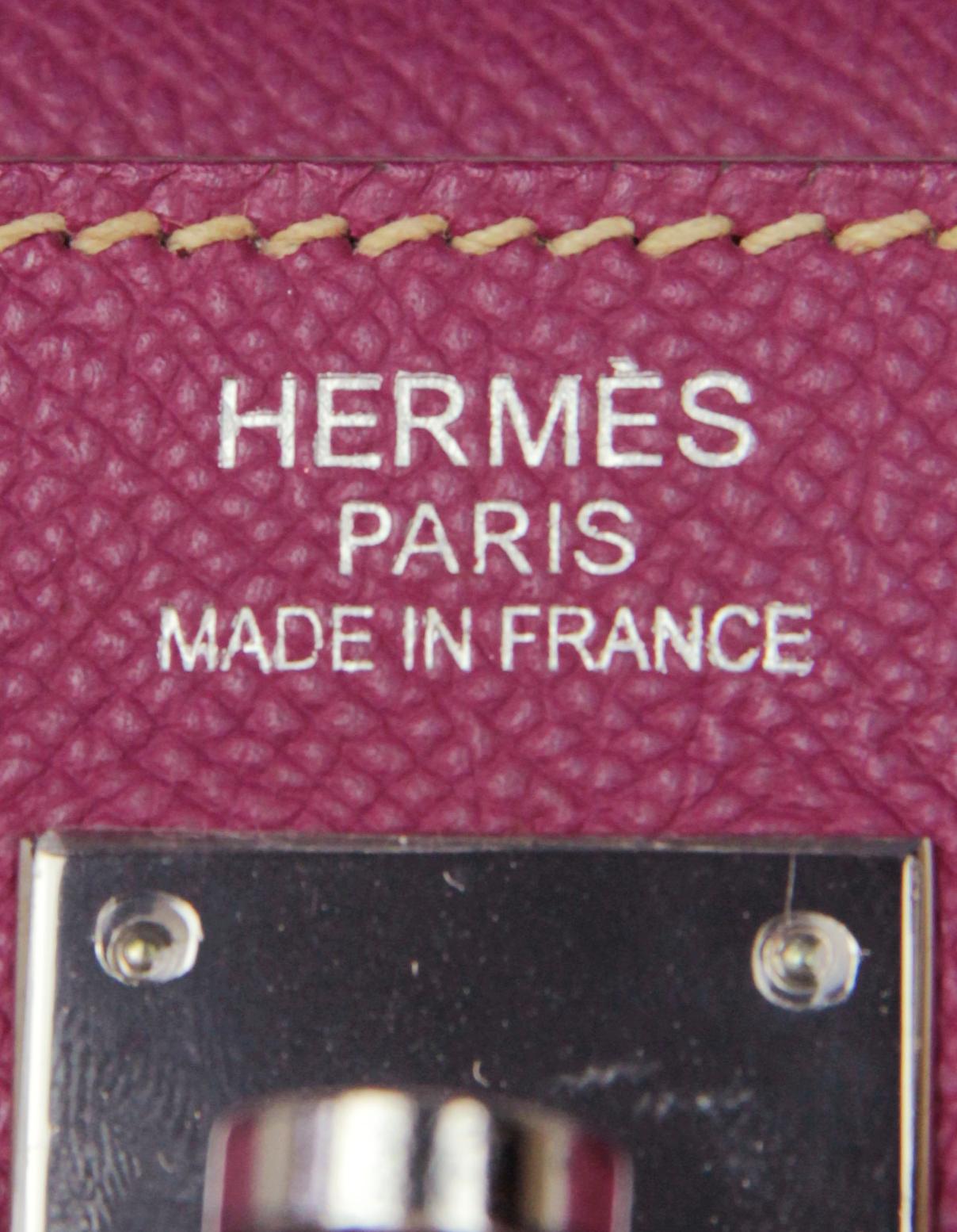 Sac Hermès Candy Kelly 35 cm en cuir Tosca/ Rose Tyrien Epsom en vente 8