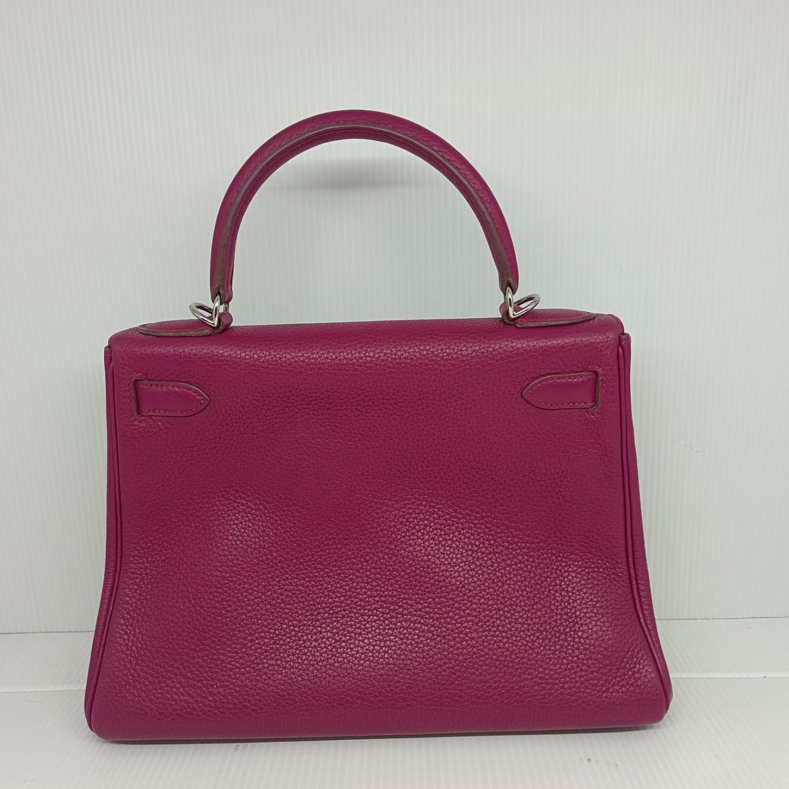 Hermes Tosca Togo Leather Kelly 28 Bag In Fair Condition In Jakarta, Daerah Khusus Ibukota Jakarta