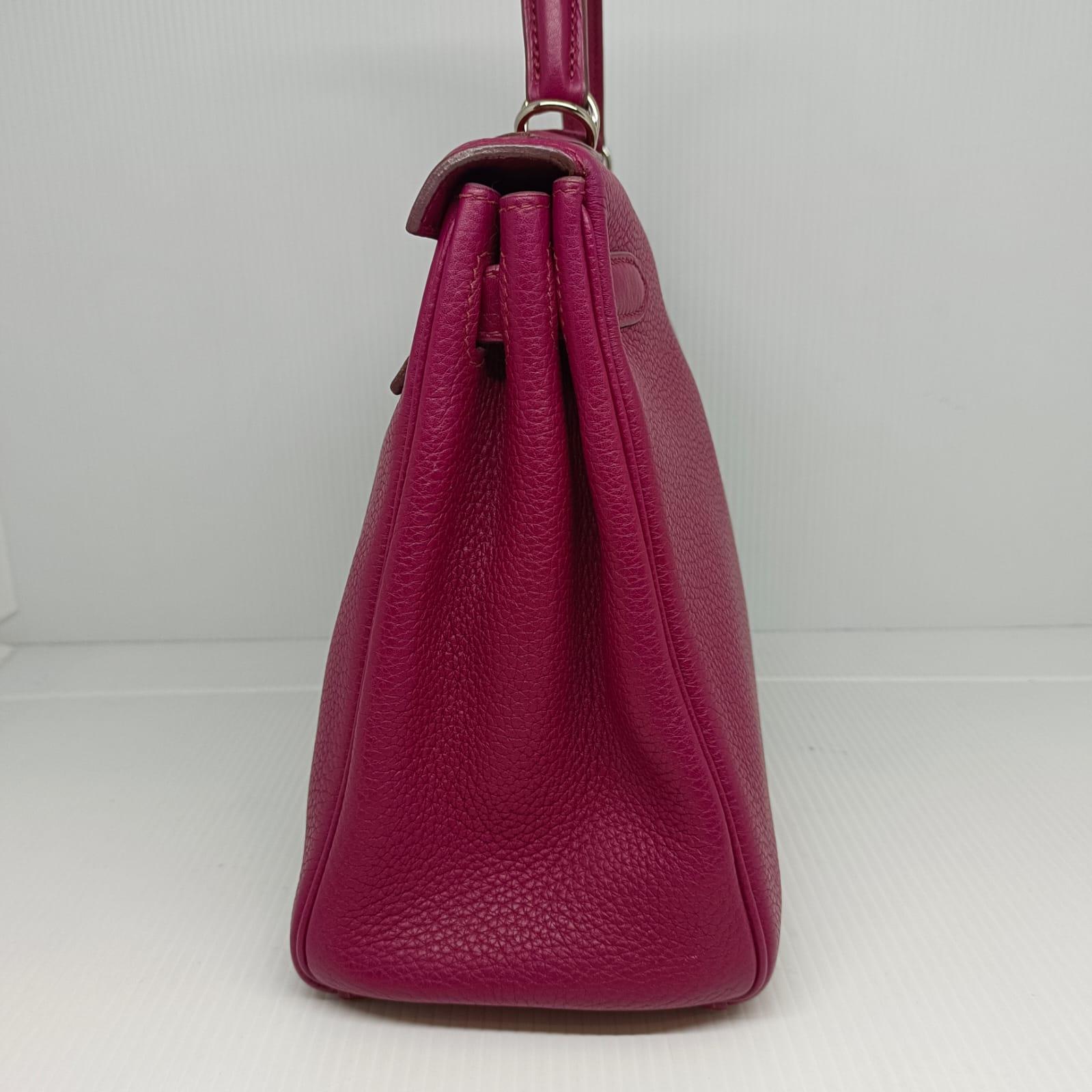 Women's Hermes Tosca Togo Leather Kelly 28 Bag