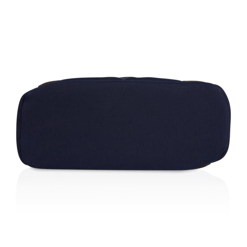 Hermes Tote Sac de Pansage The Grooming Bag Navy / Feu 7