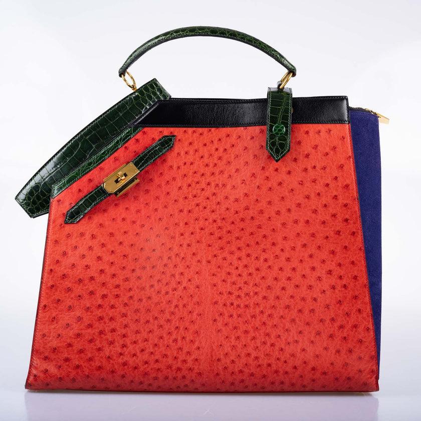 Hermes Tote Sac Himalaya Symbiose 43 Multicolor Gold Hardware Tasche im Angebot bei 1stDibs