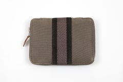 Hermes Toto Grey Cotton Wallet