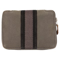 Hermes Toto Grey Cotton Wallet