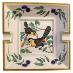 Posacenere in porcellana "Toucans" di Hermès