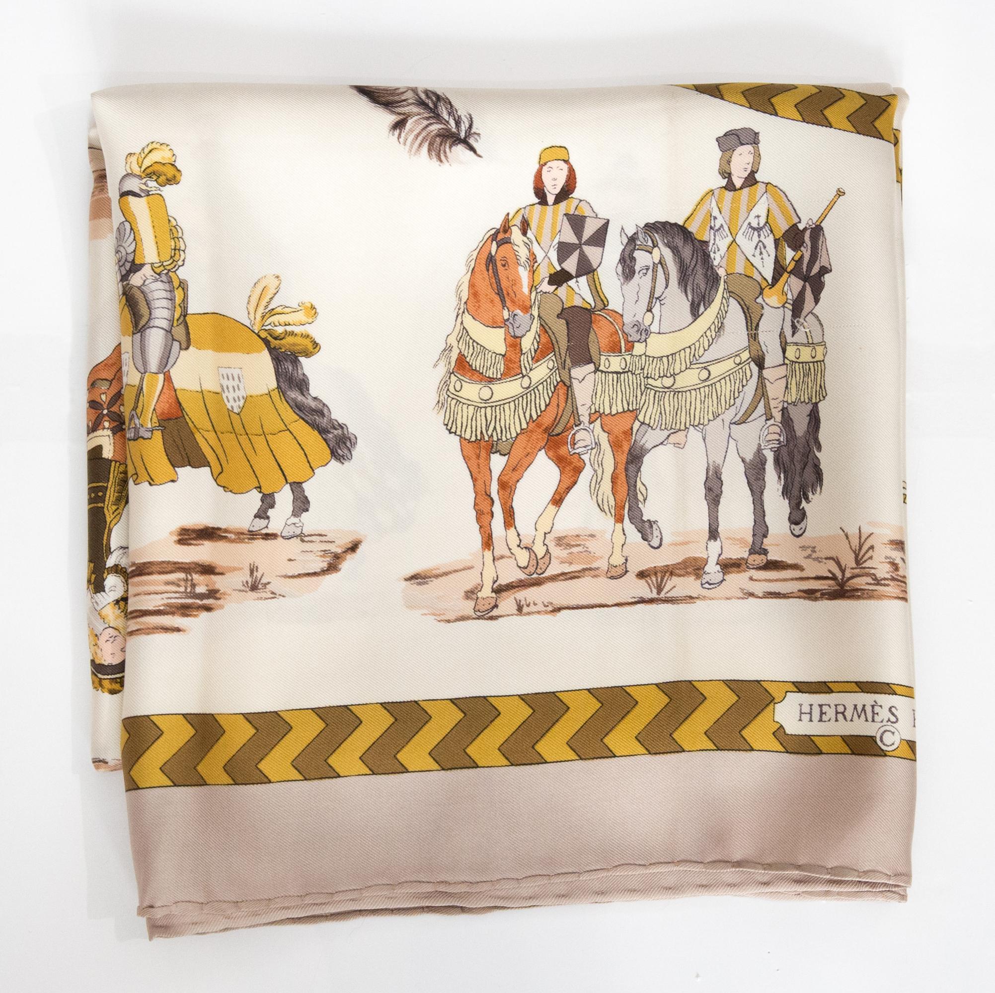 Pañuelo de seda Hermès 