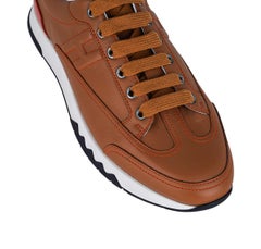 Hermes Trail Sneaker Gold Calfskin 39 / 9