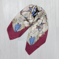 Hermès "Traité des Armes" vintage silk square scarf, 1951