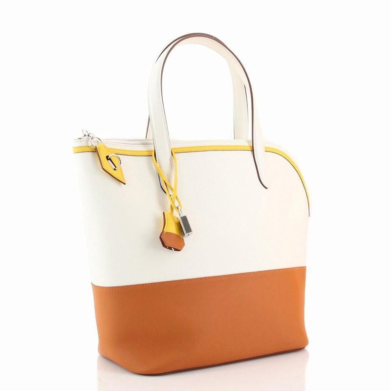 Hermes Transat Matrosentasche Evercolor mit Swift (Weiß)