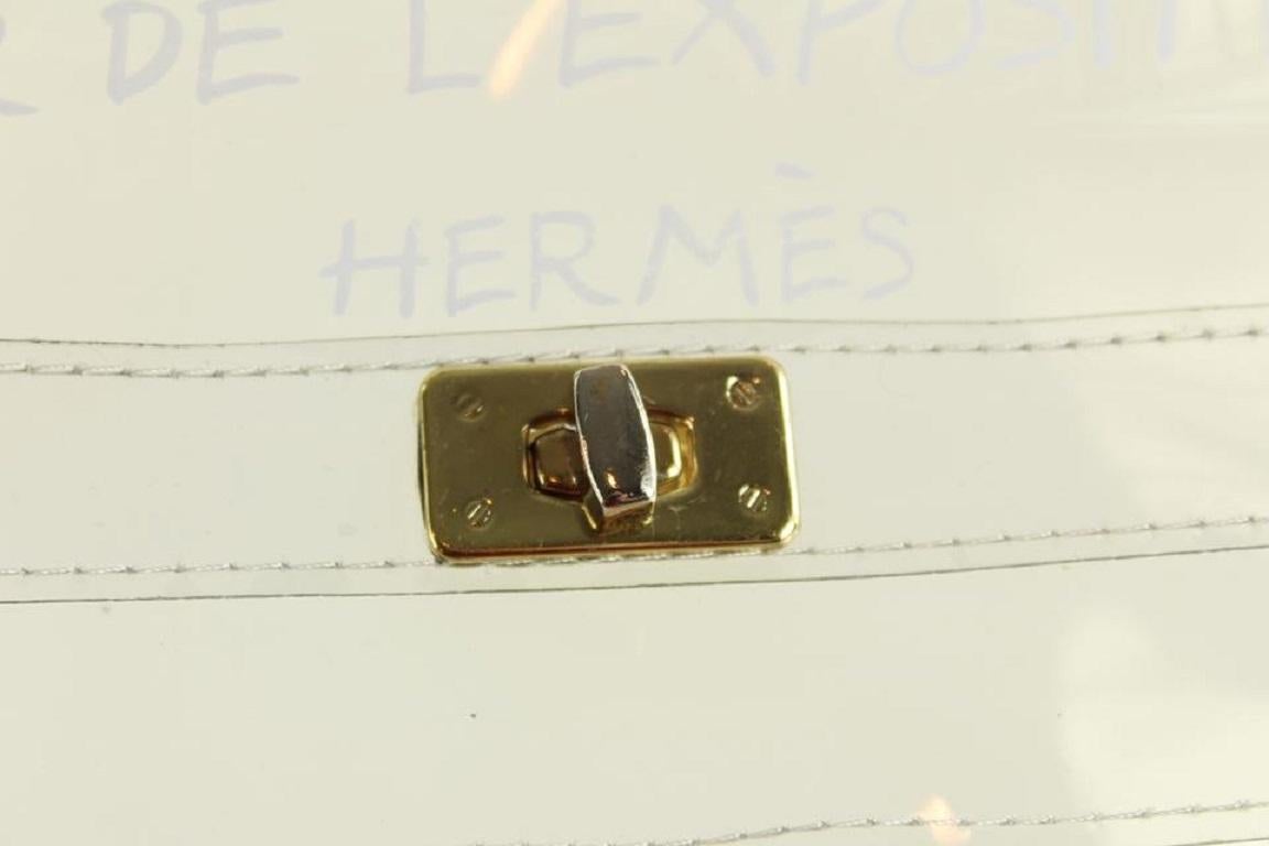 Hermès Translucent SOUVENIR DE L'EXPOSITION 1997 Clear Kelly 5HER1210 4