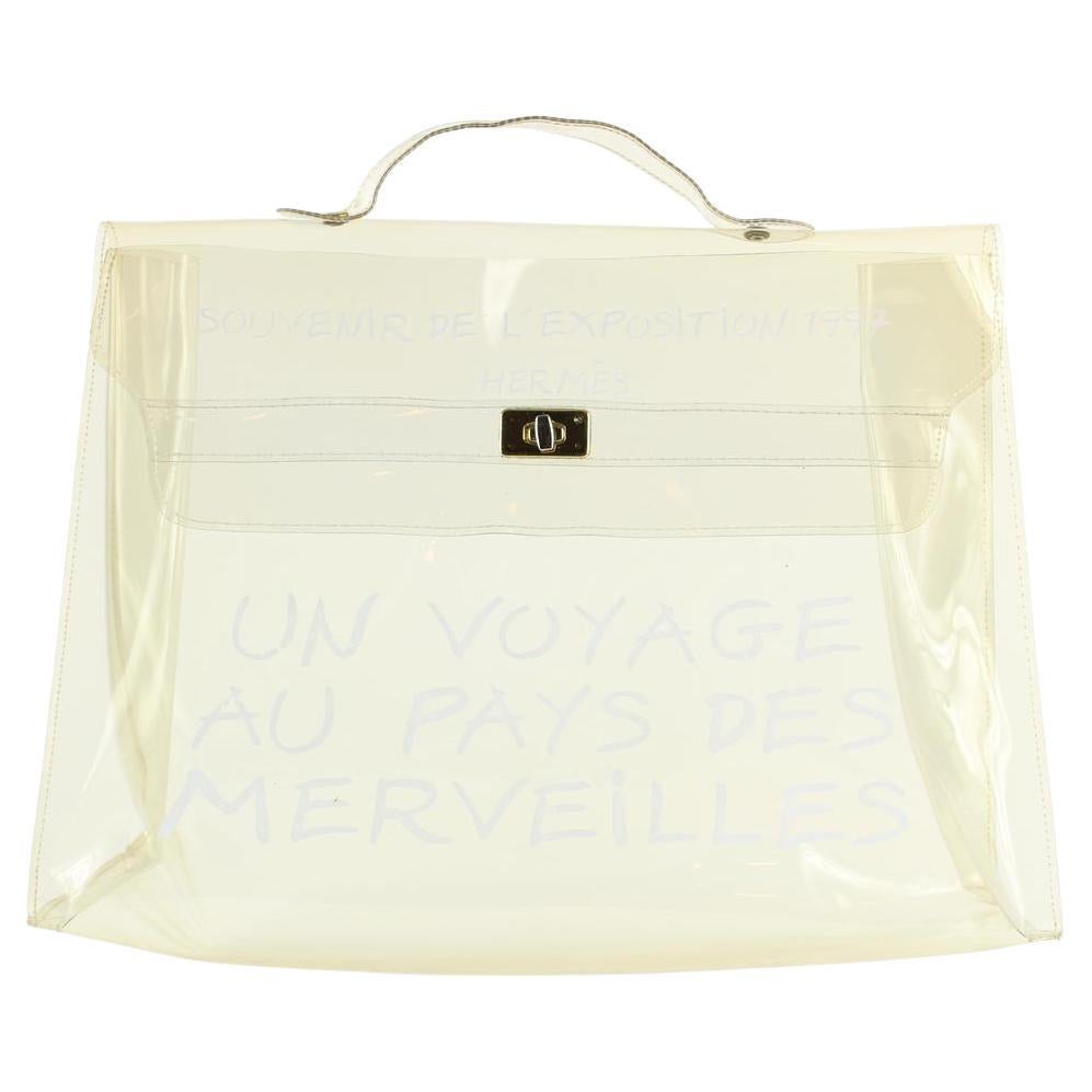 Herm�ès Translucent SOUVENIR DE L'EXPOSITION 1997 Clear Kelly 5HER1210