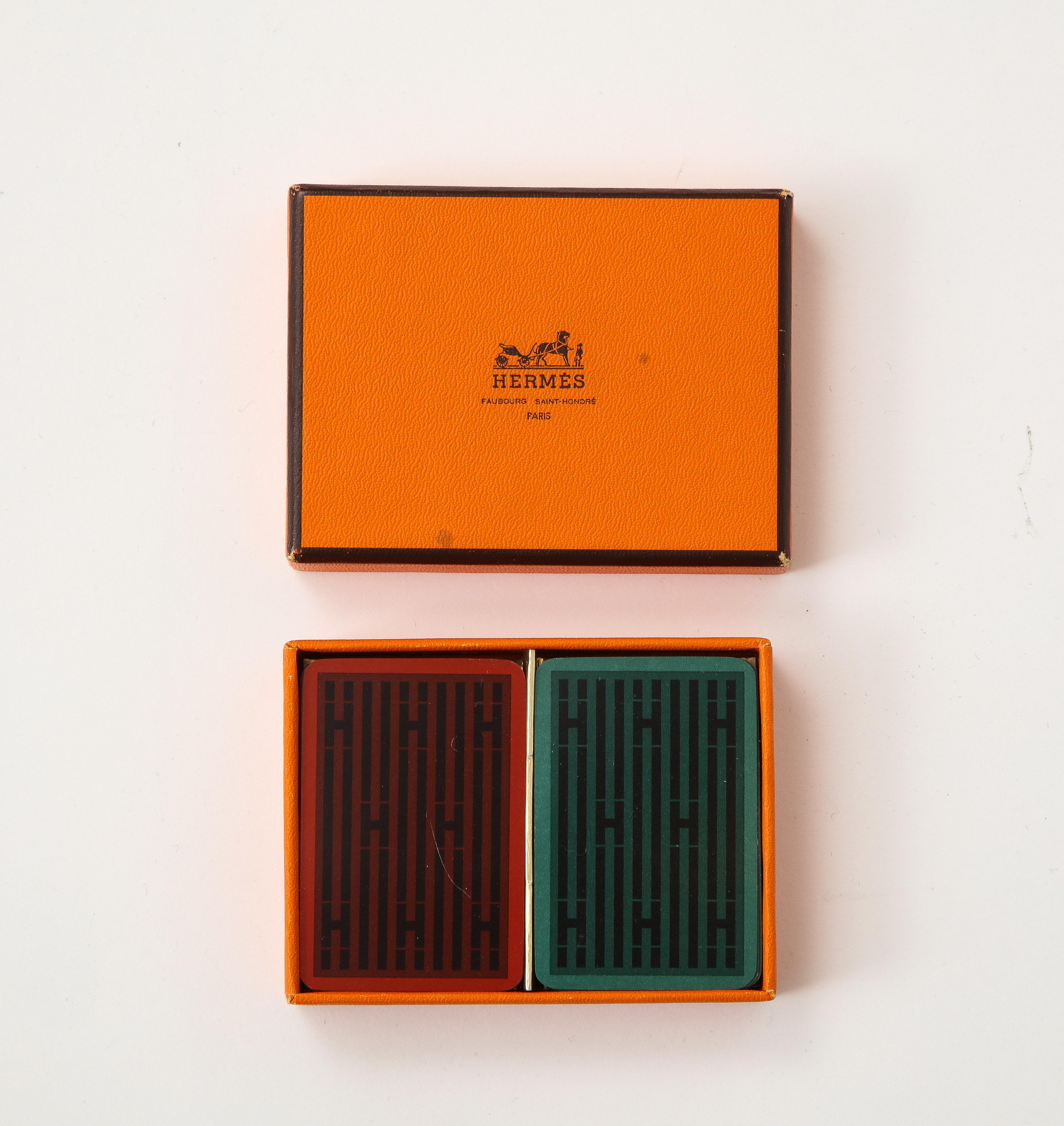 hermes playing cards