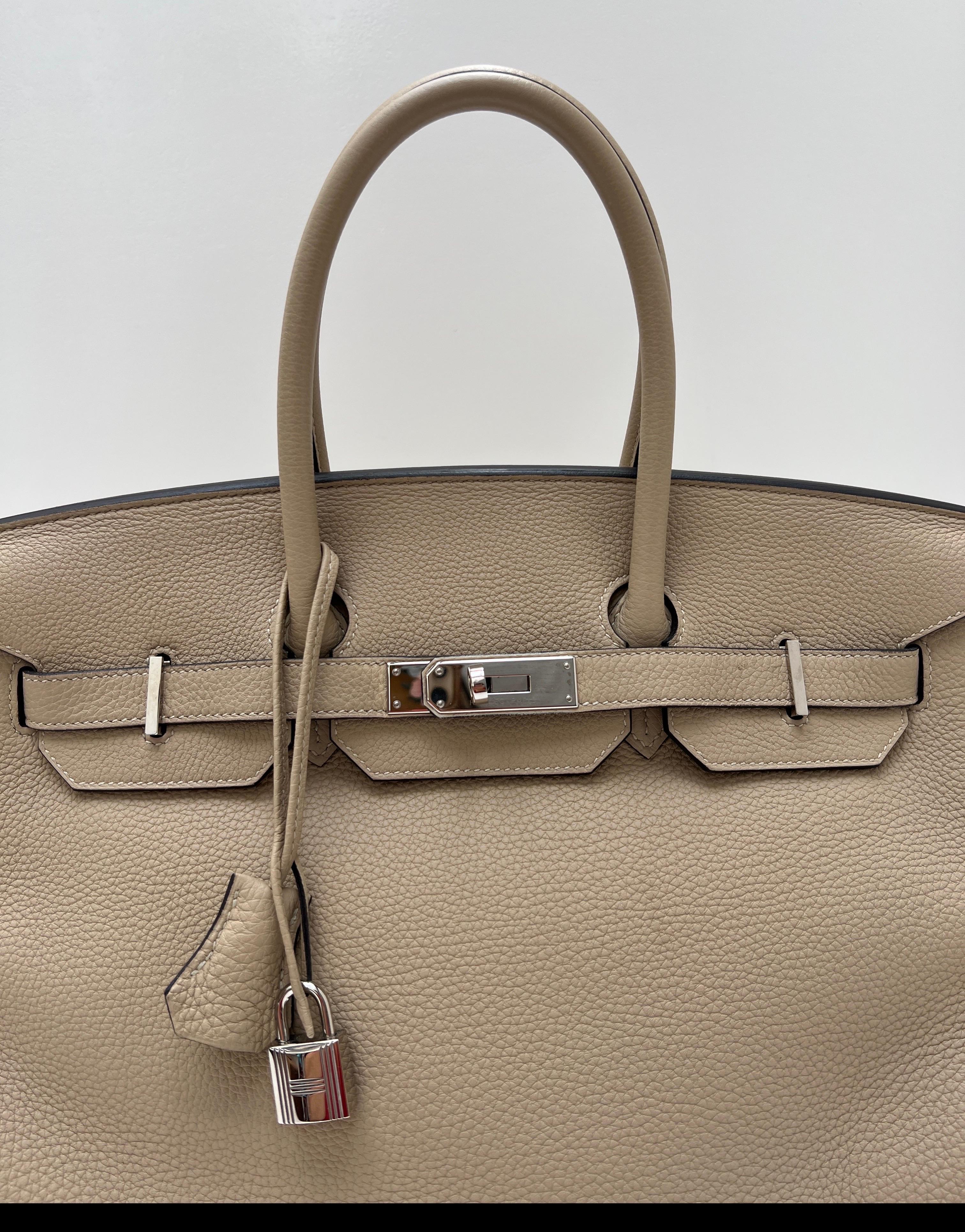 Borsa Hermes Trench Birkin 35 in vendita 8