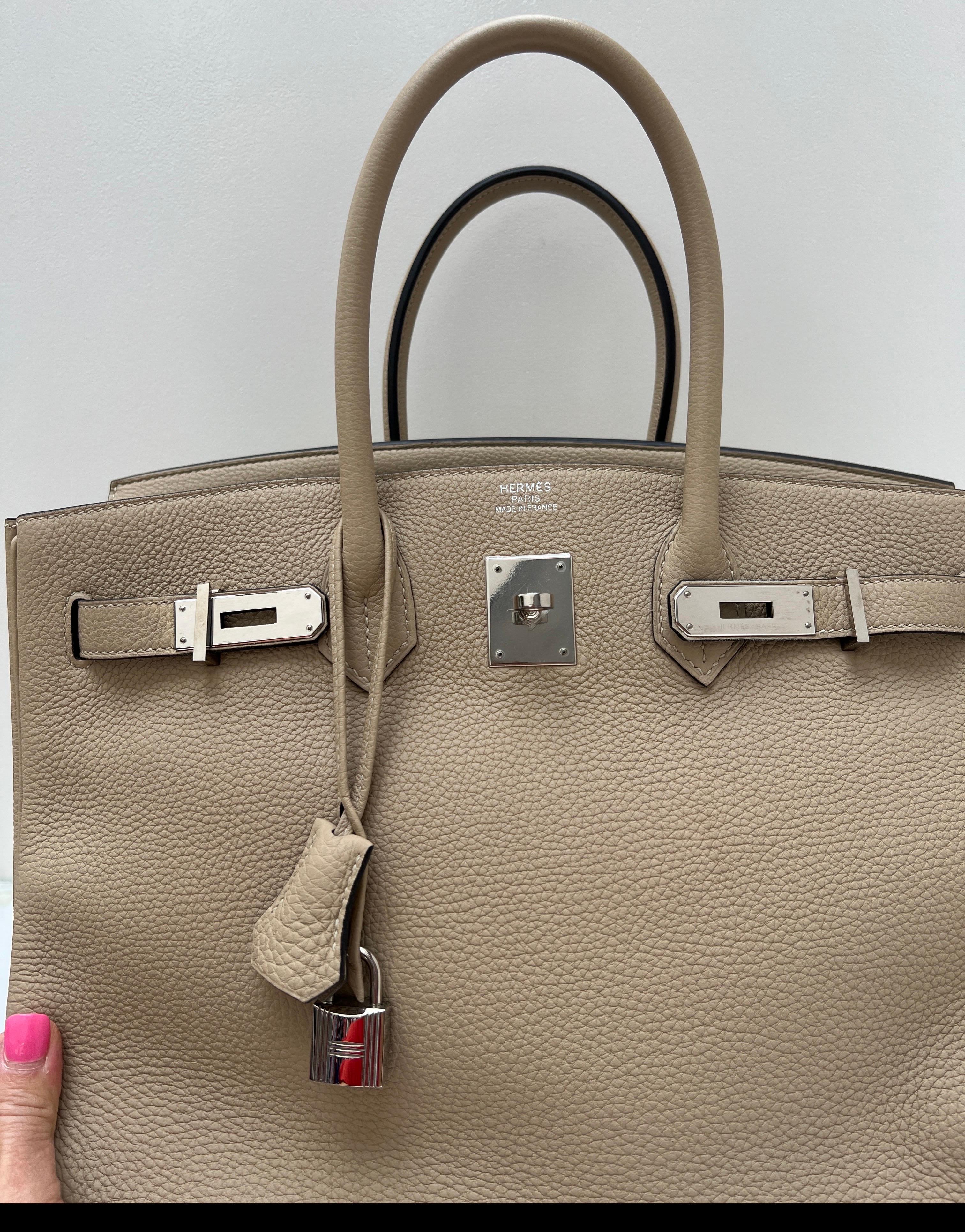 Borsa Hermes Trench Birkin 35 in vendita 15