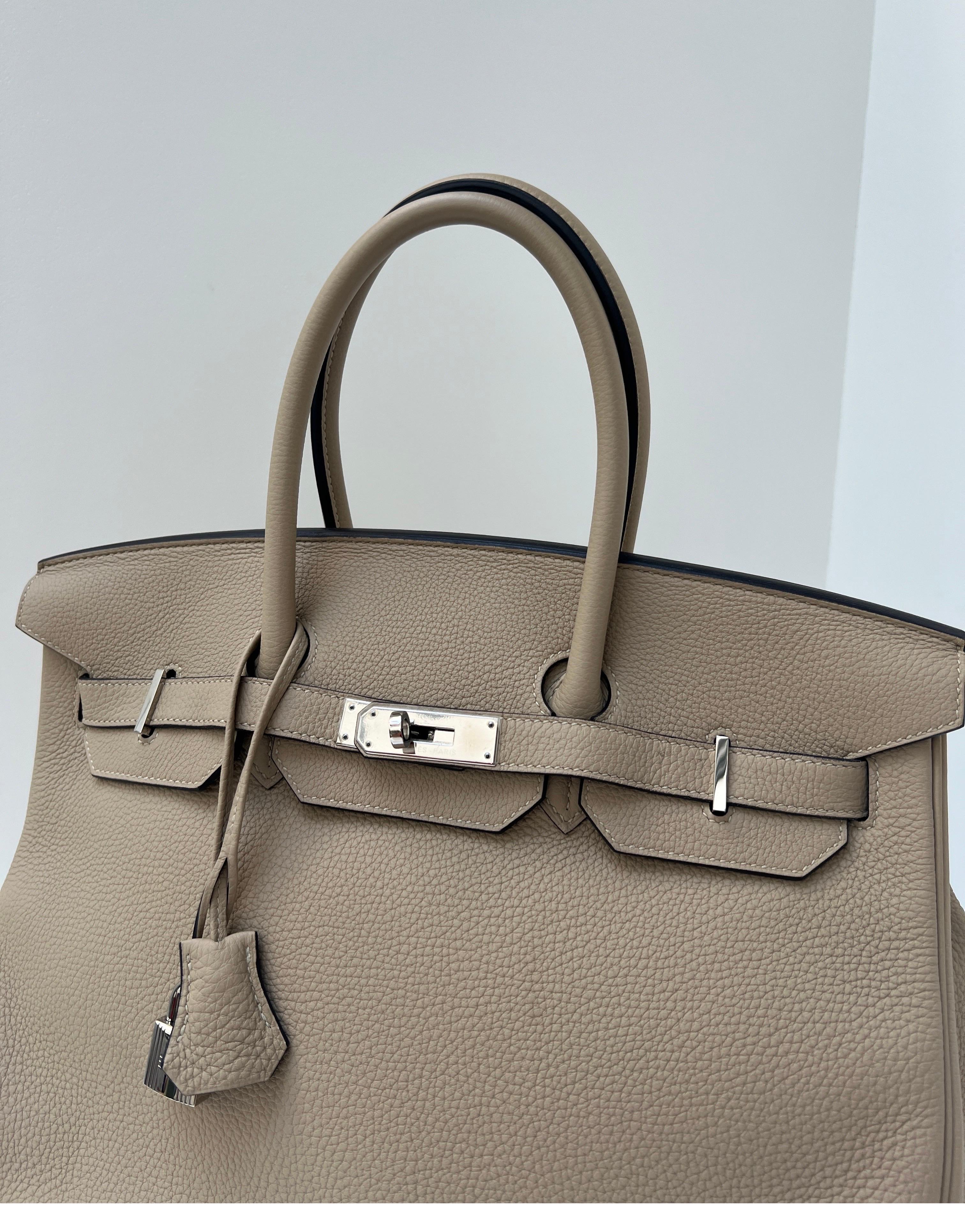 Hermes Trench Birkin 35 Bag In Good Condition In Athens, GA