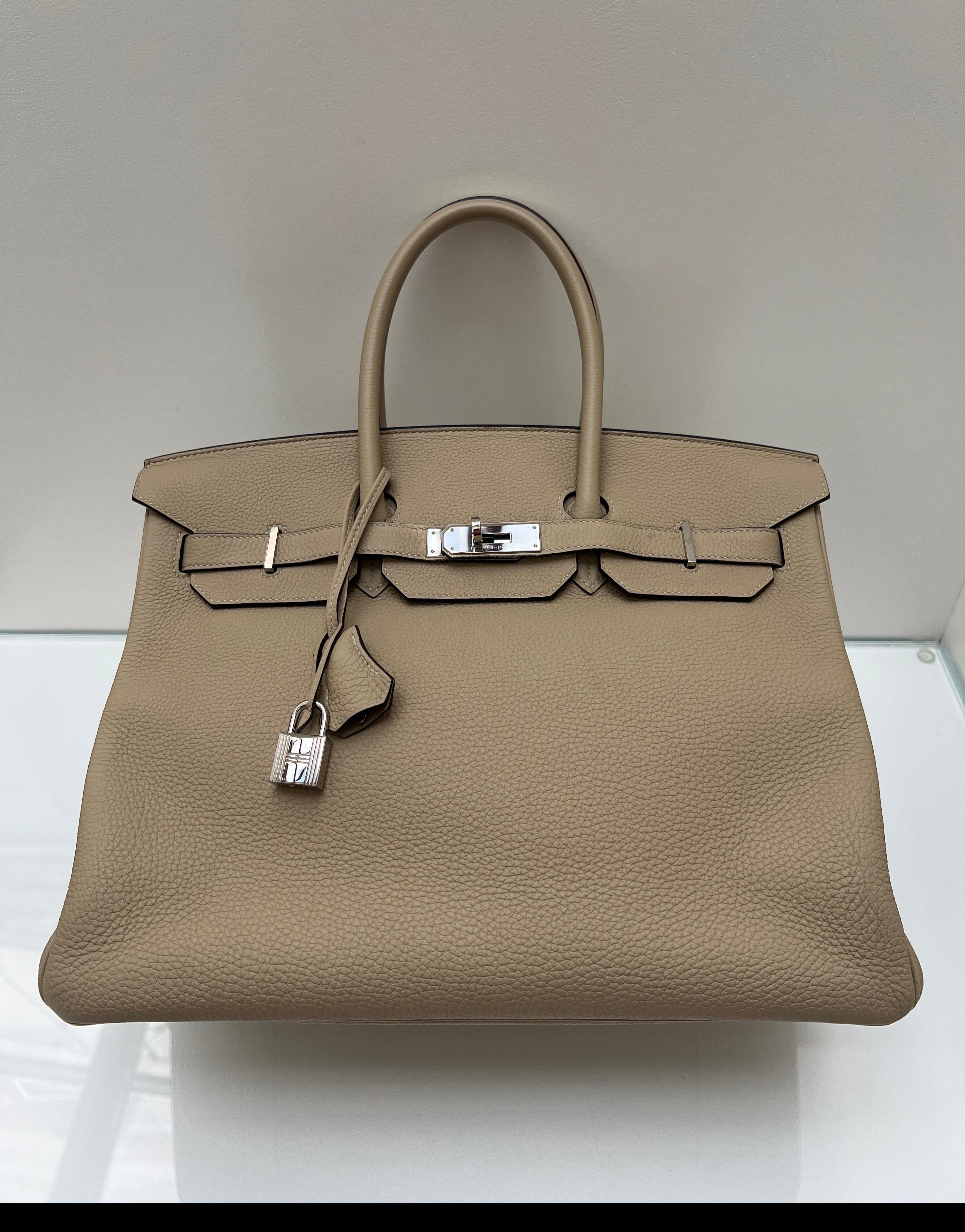 Borsa Hermes Trench Birkin 35 In condizioni buone in vendita a Athens, GA